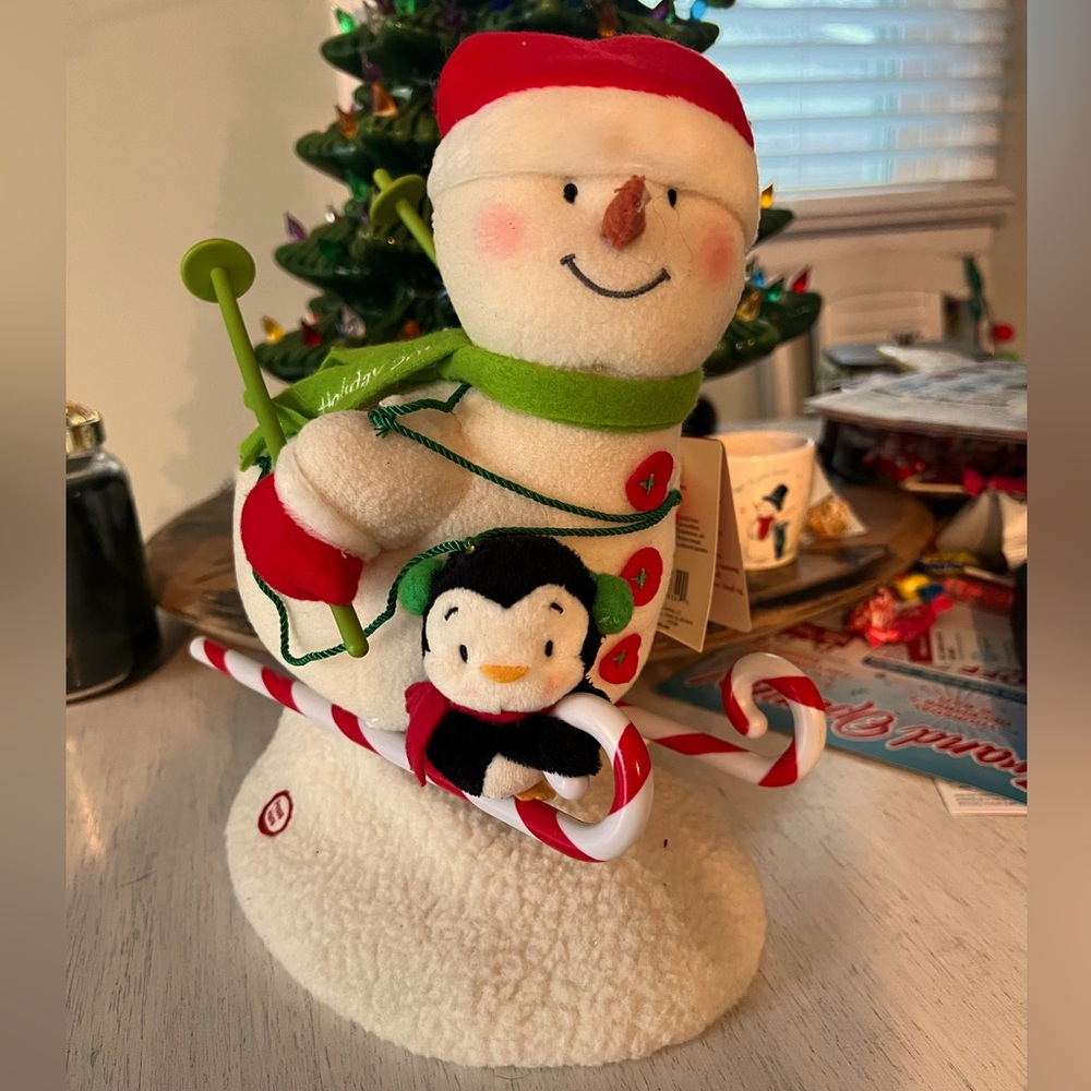 Hallmark 2012 Swooshing Duo plush ornament
